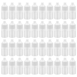 Hslife 100pcs Plastic Dropper Bottles 2ML Empty