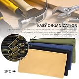 MOVKZACV Heavy Duty Canvas Zipper Tool Bag Pouch Organizer 12.2x6.5in view 9