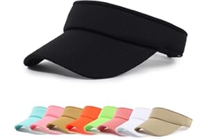 NTLWKR Sun Visor Hat Adjustable Velcro Outdoor Sports Cap for Men Women Adults