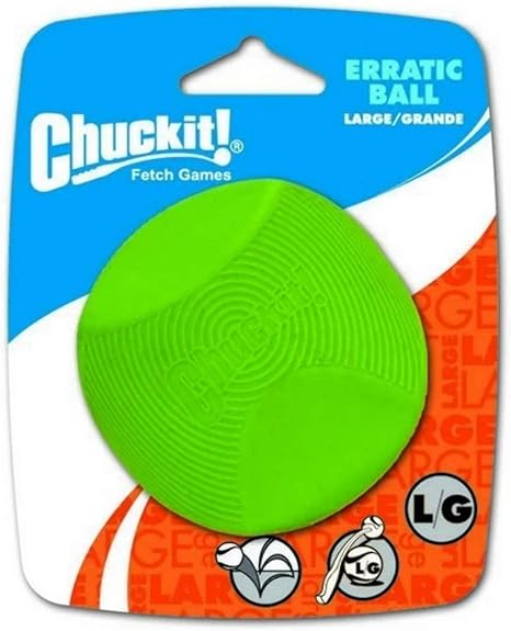 Chuckit! 20130 Erratic Ball Large, 1 Pelota para Perros Compatible ...