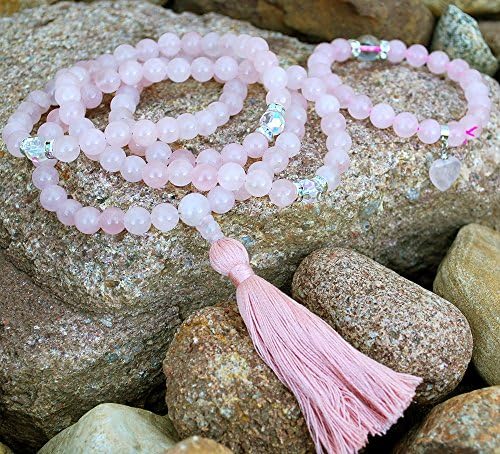 Mala Gift Set, Rose Quartz