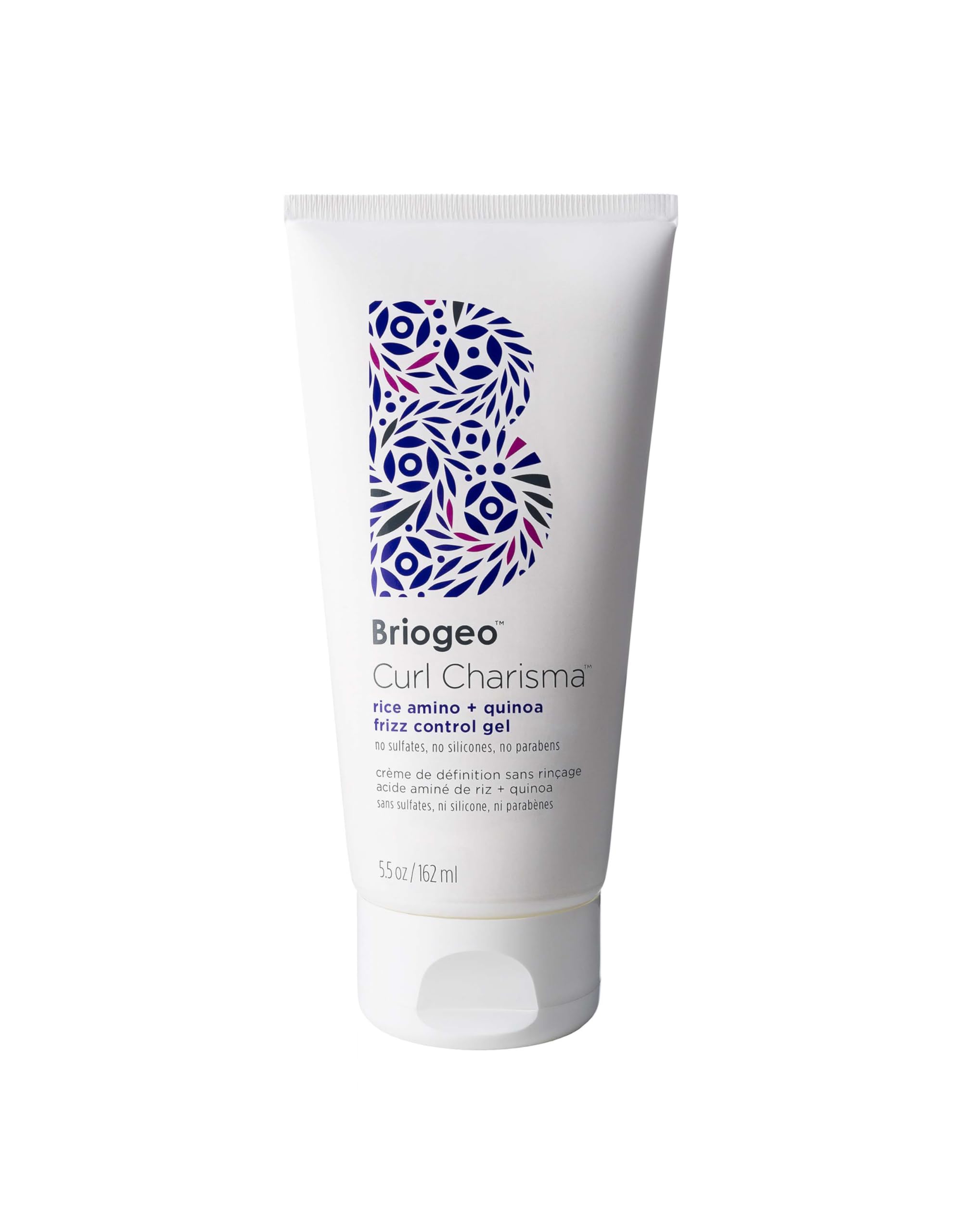 Briogeo Curl Charisma Rice Amino and Quinoa Frizz Control Gel, Curl Defining Styler for Wavy, Curly and Coily Hair Textures, Vegan, Phalate & Paraben-Free - 162ml