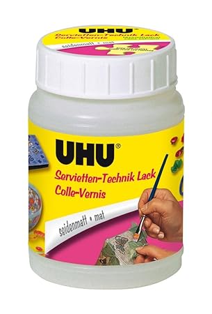UHU 47245 seidenmatt, Serviettentechnik, 150 ml