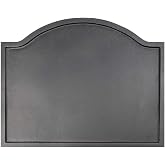 Minuteman International Plain Design Cast Iron Fireback, Small,Black