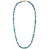 Maison Irem Women's Tropical Necklace, Turquoise, Blue, One Size