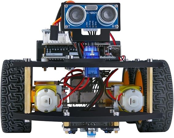 Wxjha High Tech Projekt Smart Robot Car Kit V 3 0 Mit Uno R3 Linie Tracking Ultraschall Sensor Bluetooth Fur Arduino Programm Fur Auto Spielzeug Geschenk Fur Kinder Amazon De Kuche Haushalt