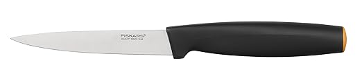 Fiskars Gemüsemesser, Gesamtlänge: 23 cm, Qualitätsstahl/Kunststoff, Functional Form, 1014205