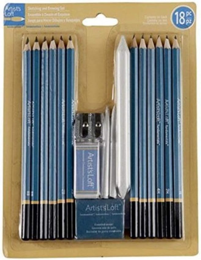 Artists Loft Fundamentals Sketching & Drawing Set : Office Products