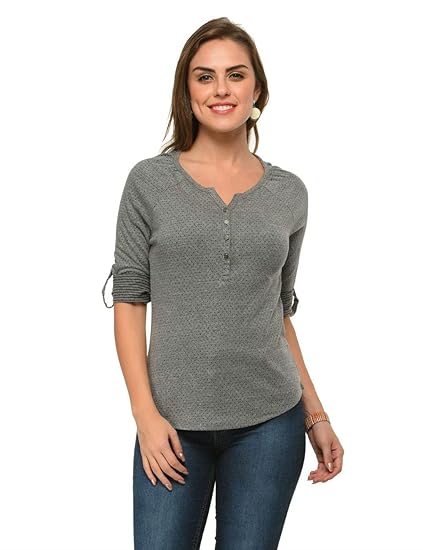 Women Raglan Polka dot Top(XS-4XL)