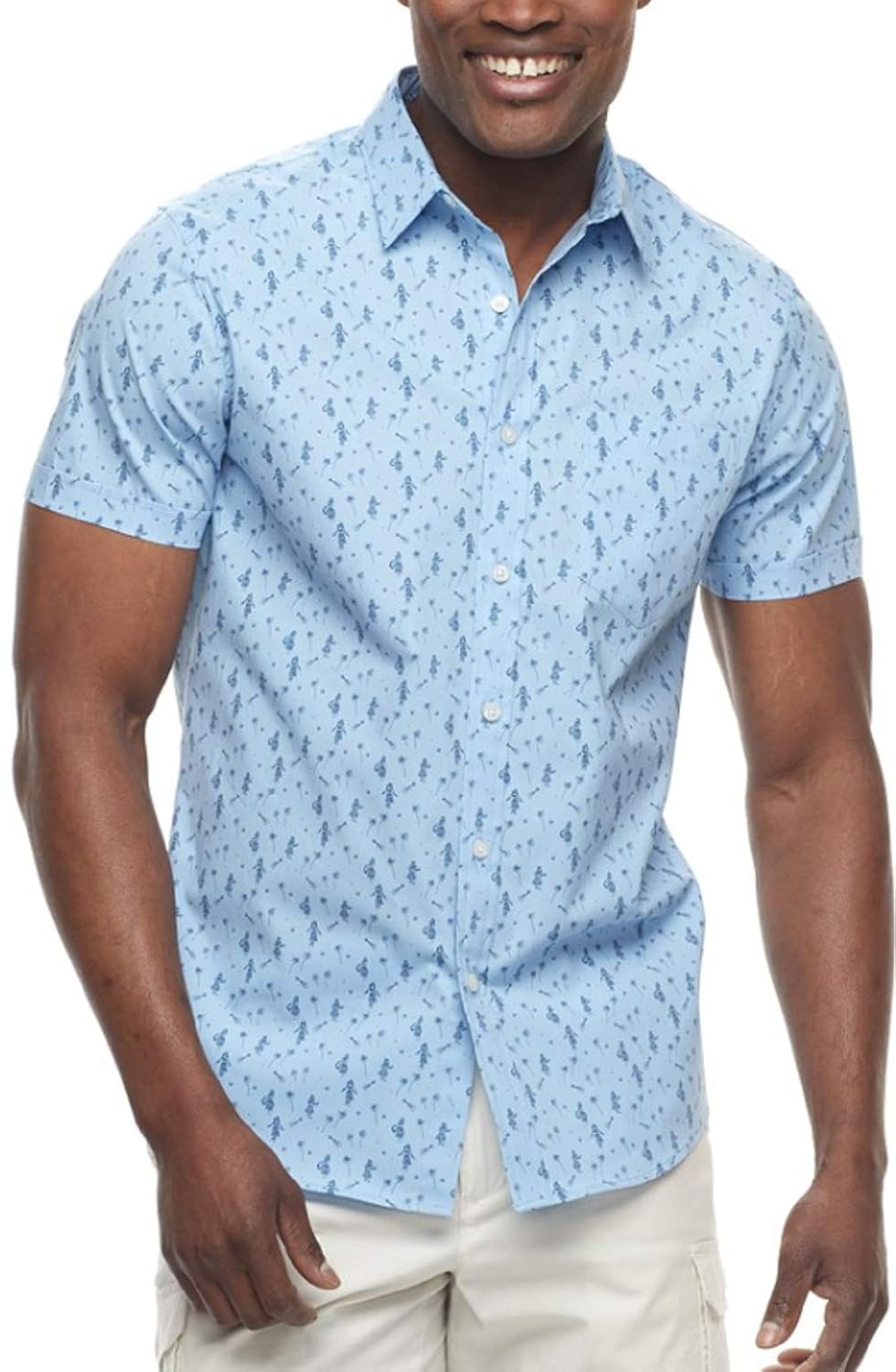 Men Apt 9 Mens Slim-Fit Patterned 