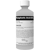 Phosphoric Acid 85% - High Purity Industrial Grade - Premium Multi-Purpose Use for Cleaning, Etching, Rust Removal, and More. (100mL)