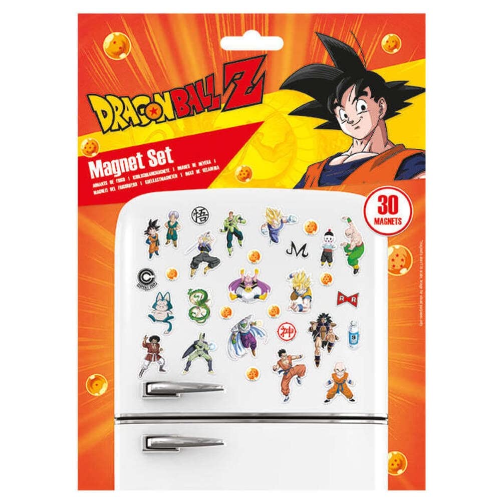 Dragonball Z Fridge Magnets, Set of 30 - Official Merchandise
