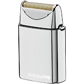BaBylissPRO METALFX Single Foil Shaver, Handheld Razor for Travel, Portable Cordless Close Face Shaver for Head, Beard, &amp; Neck