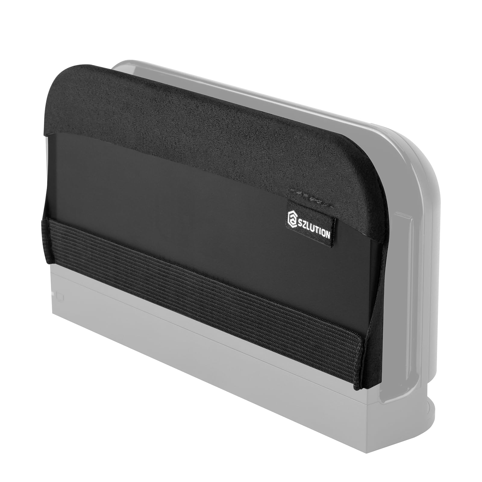CaSZLUTION Faceplate Sleeve Cover for Switch 2 Dock, Premium Reversible Microfiber Soft Lining Anti-Scratch Dust Cover Compatible with Nintendo Switch 2 Charging Dock (Black)