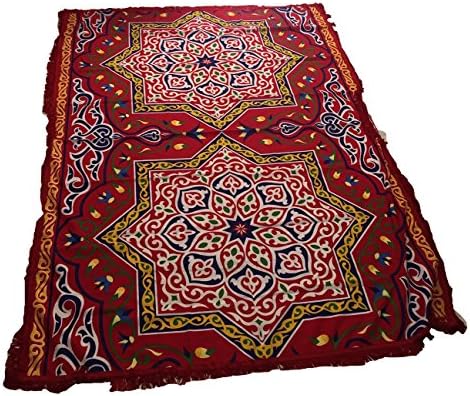 Memories Maker Table Cloth with Red Fringes