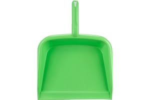 Sparta Large Handheld Dustpan with Hanging Hole, Heavy-Duty Plastic Dustpan with Wide Lip for Countertops and Surfaces, Plast