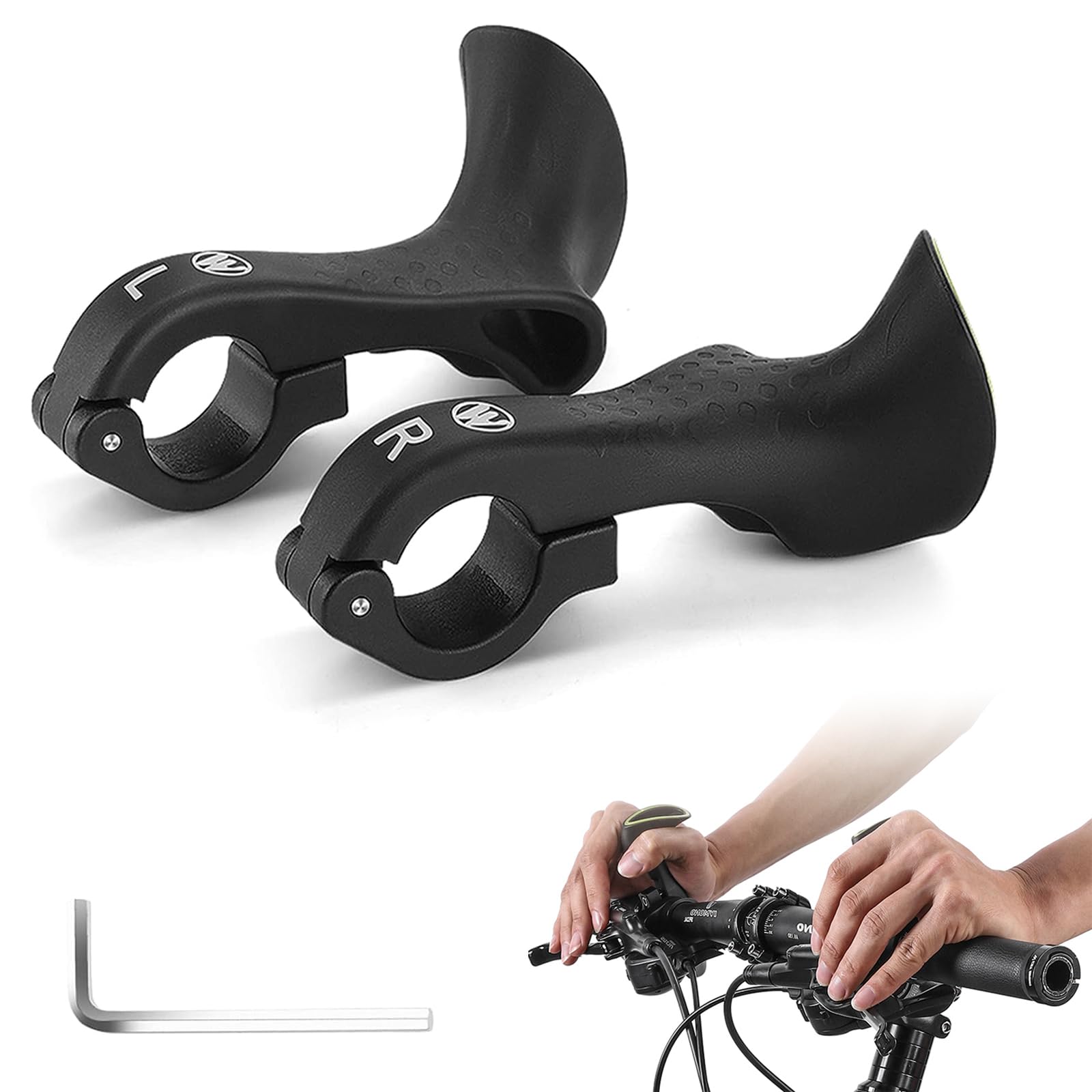 Bogoro Mountain Bike Grips - 22.2mm MTB Road Bike Handlebar Grips and Ends