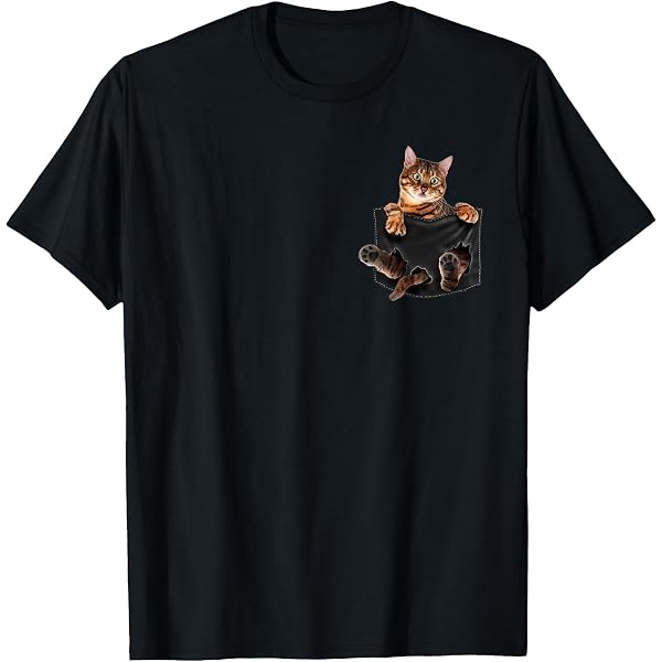 トップス L KEY CAT TEE / CHARCOAL vaultroom Amazon.com: Peeking Cat, Grey Cat in Pocket T-Shirt Cats Tee Shirt