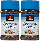 Lawry's Seasoned Pepper, 2.25 oz Shakers, 2 pk