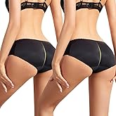 Aimery women 2pcs Seamless Butt Lifter Shapewear Padded Booty Pads Control Panties Hip Enhancer Underwear Body Shape Panty