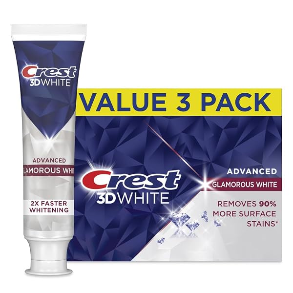 CREST 3D WHITE ADVANCED GLAMOROUS WHITE TEETH WHITENING...