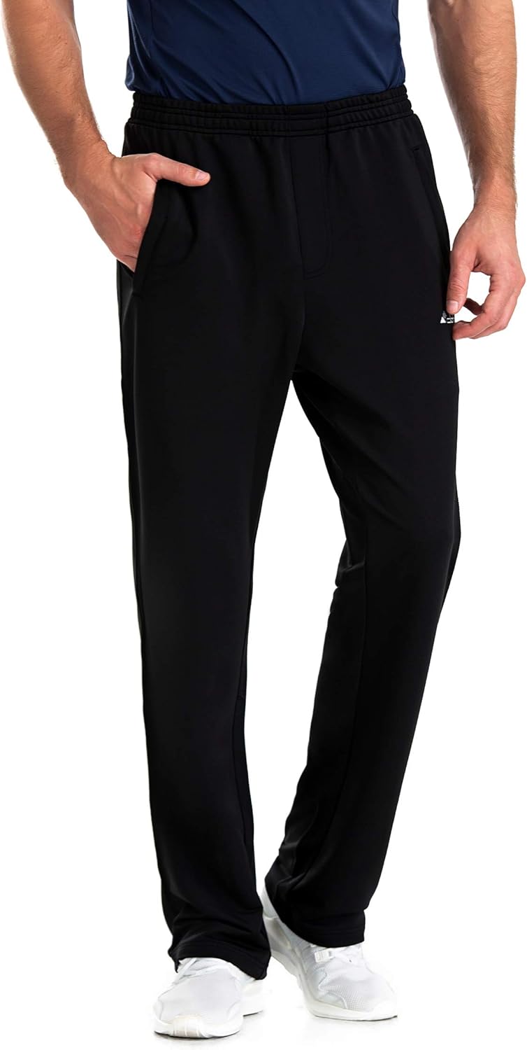 men's sweatpants with pockets and elastic ankles