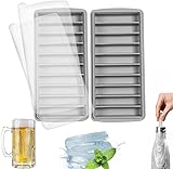 LessMo 2 PCS Ice Cube Tray, Long Ice Stick Tray