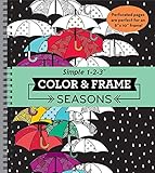 Color & Frame Coloring Book - Seasons by 