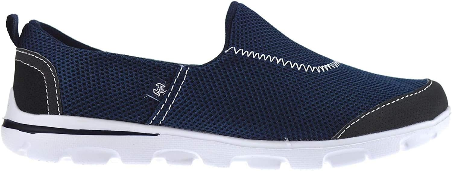 Ladies Womens Slip On Memory Foam Casual Walking Running Gym Trainers Shoes