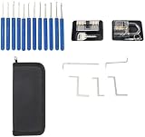 Nama 30 Pieces Lock Pick Set with 2 Transparent Training Locks Updated Kit 4 view 2