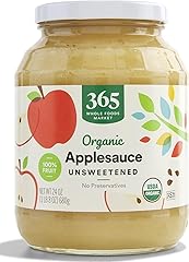 365 by Whole Foods Market, Organic Unsweetened Apple Sauce, 24 Ounce