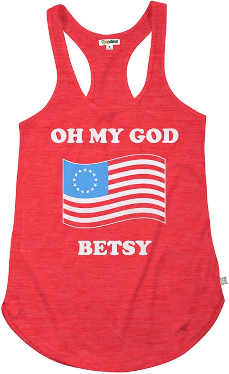 Women's Hilarious Patriotic Americana Tank Tops - USA Stars and Stripes Tanks