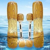WensLTD Hotsale! Summer Outdoor Beach Pool Inflatable Double Beat Swim Log Stick Set