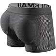 JOCKMAIL Mesh Mens Underwear Boxer Back Mens Padded Underwear Boxer with Hip Pad Men's Boxers