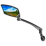 BriskMore Handlebar Bike Mirror, Scratch Resistant