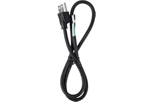 Bergen Industries 3-Wire Appliance and Power Tool Cord, 3', 16 AWG, 13A/125V AC, 1625W, Black