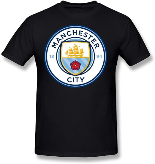 Manchester City Logo Mens T Shirts Black Medium Amazon.ca Clothing & Accessories