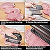 Happy-Fox-Meat-Tenderizer-Needle48-Stainless-Steel-Sharp-Blade-Meat-TenderiserProfessional-Commercial-Quality-Kitchen-Cooking-Tool-Meat-Tenderising-Tool-for-BeefSteakChickenPork Happy Fox | Meat Tenderizer Needle,48 -pin Stainless Steel Sharp Blade, Used for Professional Kitchen Tender Meat Tools