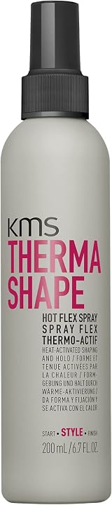 KMS ThermaShape Hot Flex Spray 200ml - Flexible Hold, Heat Protect view 1