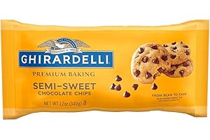 GHIRARDELLI Premium Baking Semi-Sweet Chocolate Chips, 12 oz Bag (6 Bags)