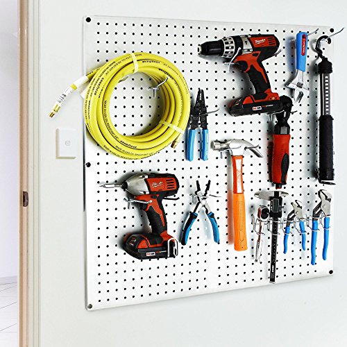 Presa 4-Inch Metal Pegboard Hooks - 25 Pack Heavy Duty Chrome Plated Hooks