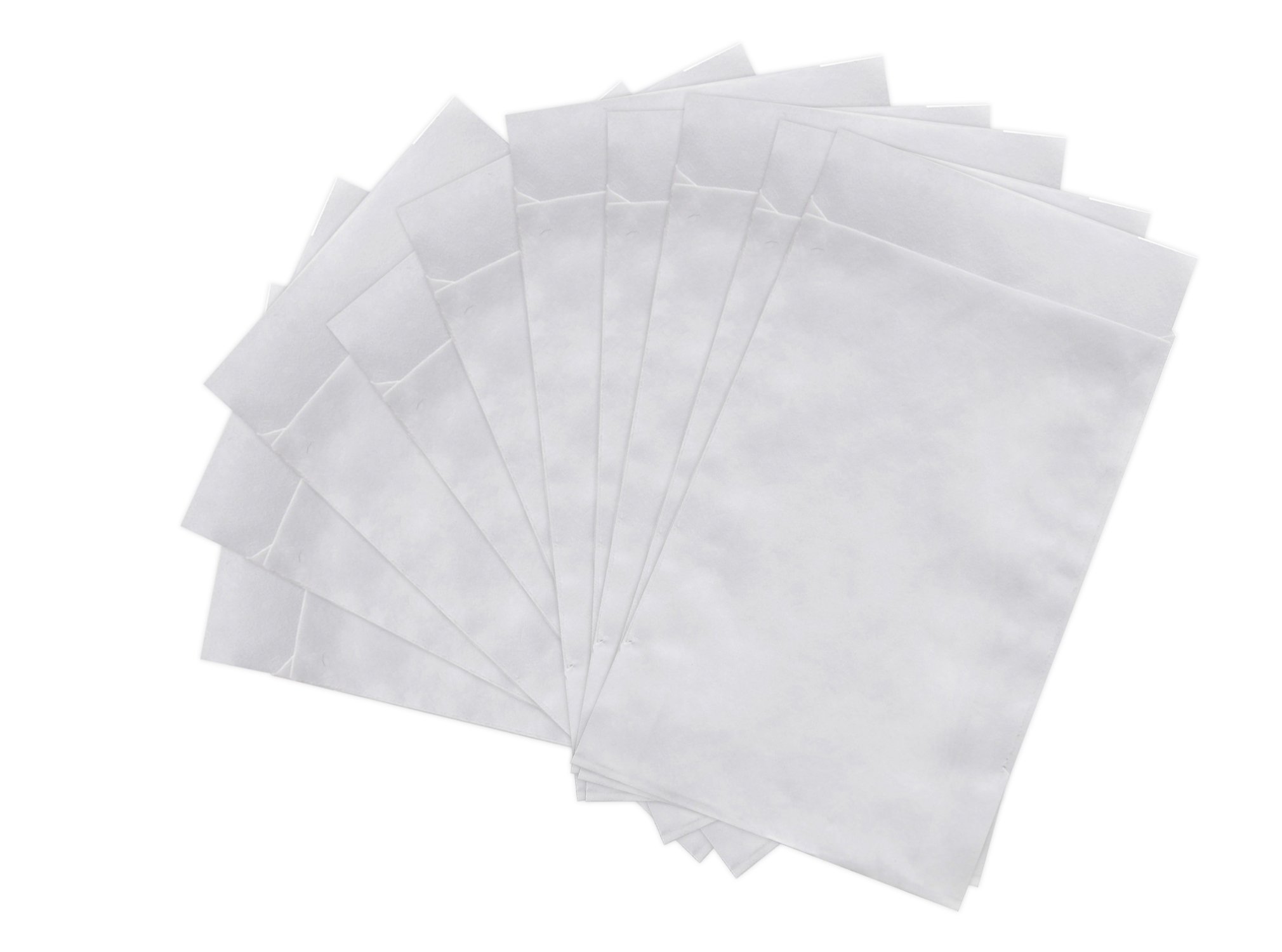 Logbuch-Verlag 100 Small White Kraft Paper Bags 5.5 x 11.8 cm Gift Packaging Powder Seeds Jewelry Mini DIY