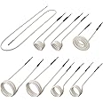 VEVOR Induction Heater Coil Kit 8PCS Most Used Induction Heater Coils with Varying Lengths, Heat Resistant Induction Heater Tool with Flexibility and Long Lifespan For Removing Rusty Bolts and Nuts