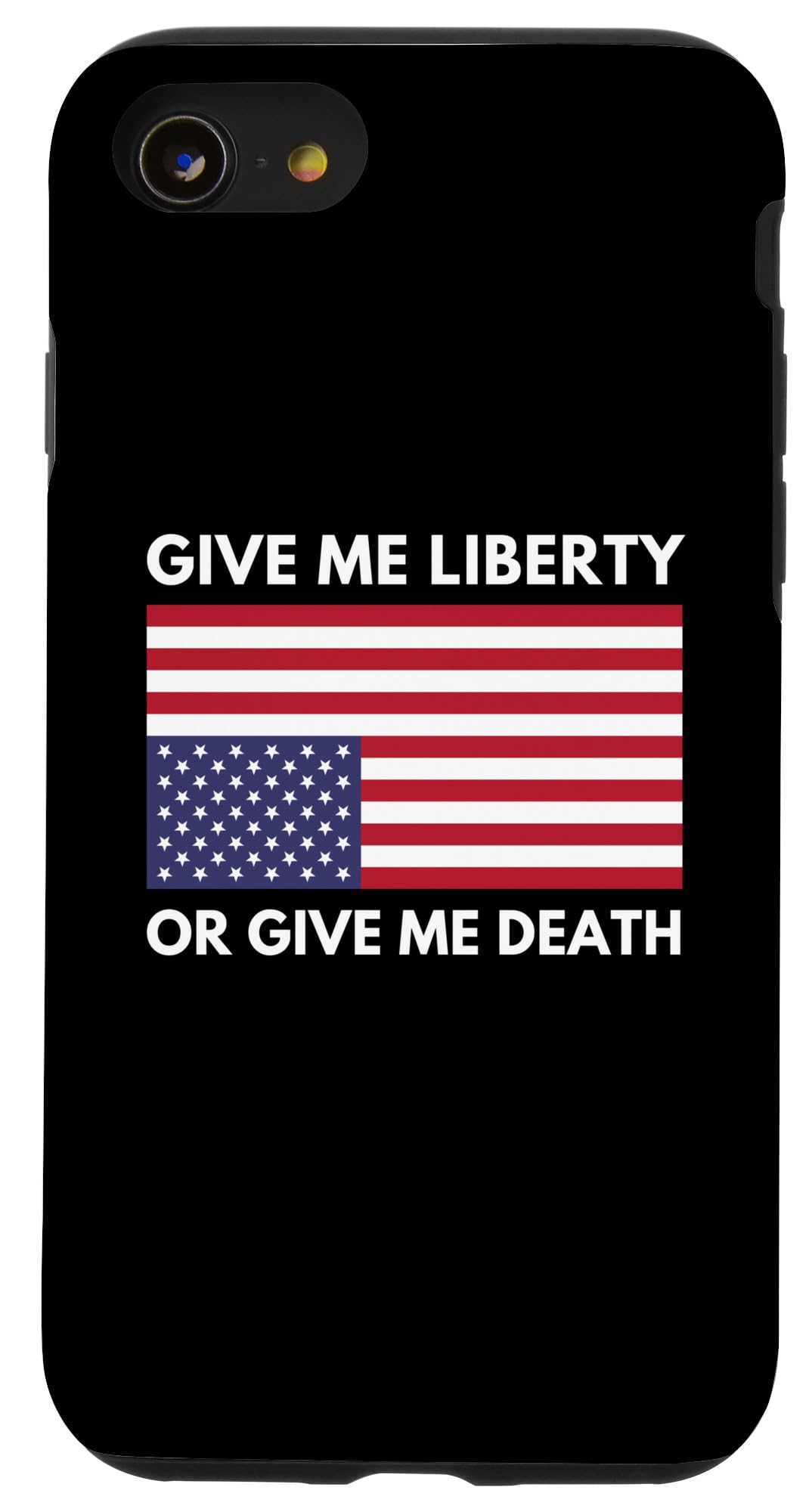 iPhone SE (2020) / 7 / 8 Upside Down Flag Protest Give Me Liberty or Give Me Death Case