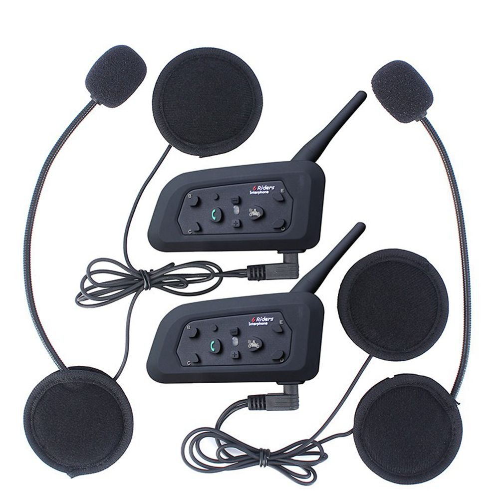 Multi Interphone Bt Interphone Interphone 2pcs Bt Motorcycle