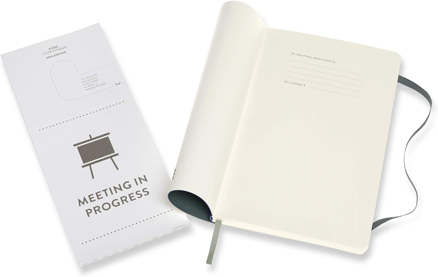 Moleskine Pro Notebook for the Office Soft Cover With Elastic Closure, Organized Layout With 8 Detachable Sheets - Image 3