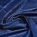 QBSM Womens Large Soft Silky Evening Party Dress Wraps Scarfs Shawls Navy Blue