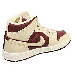 Nike Women's Air Jordan 1 Mid Shoes Sneaker, Beach