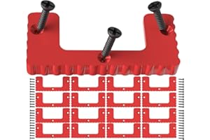 NyVoozy for Milwaukee Packout Cleats, 16PCS Cleat 'n' Feet Cleats Compatible with Milwaukee Packout System, MountTool Box Storage System Anywhere (Red)