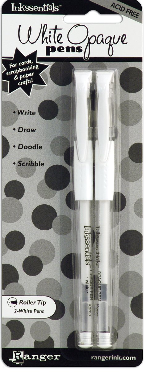 Ranger Ranger Inkssentials Pen, Pack of 2, White